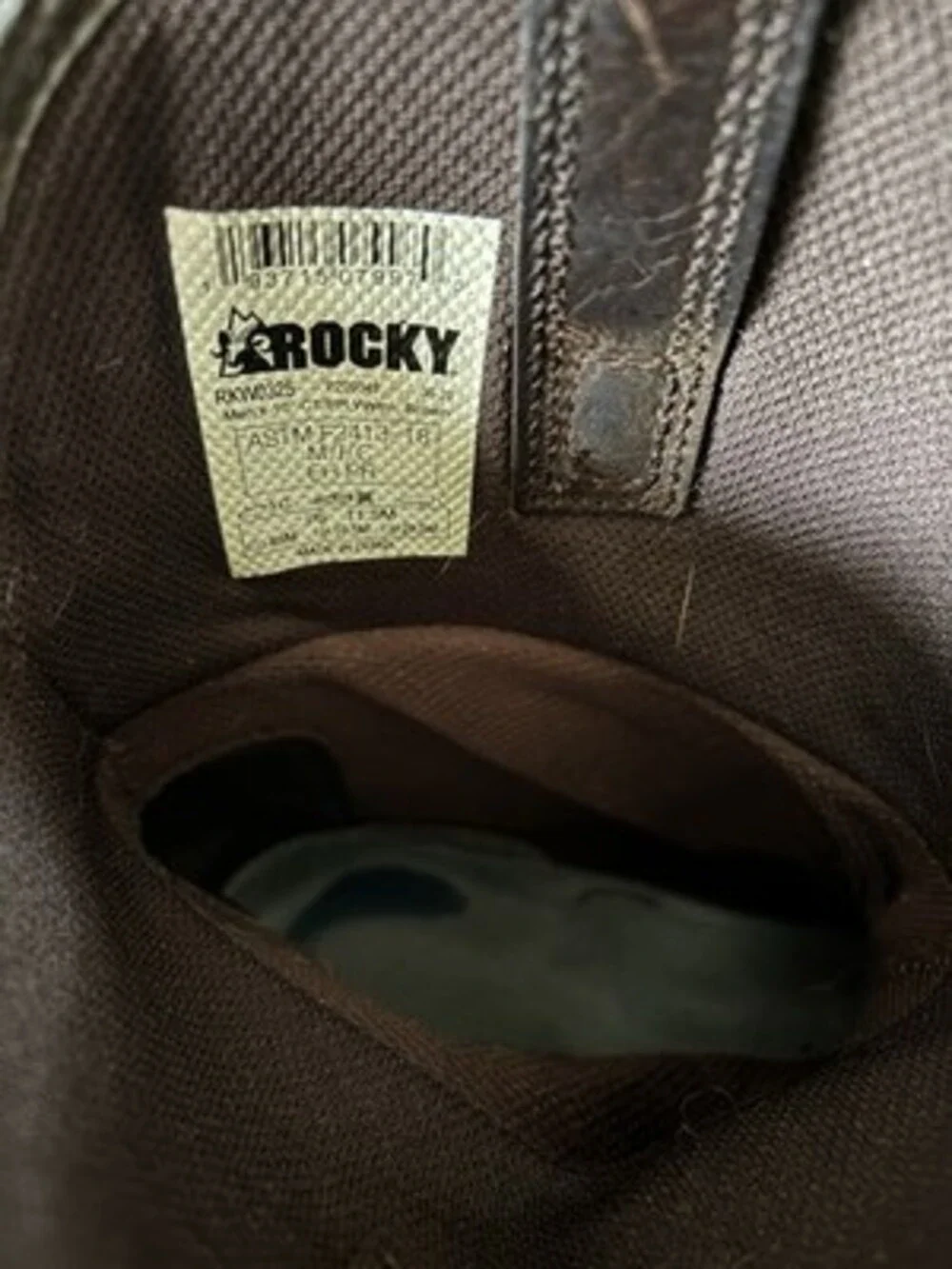 Rocky RKW0325 Pull on work boots Men’s 11.5 EH PR Steel toe